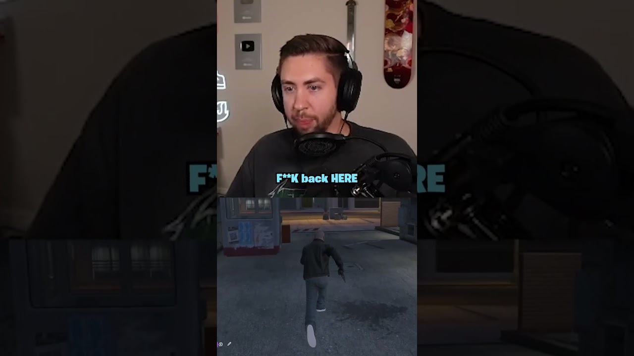 He Acted like a NPC from GTA5 trying to Escape! 😂