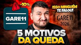 GARE11 CAINDO MUITO: o problema é SÓ o INQUILINO FALINDO ou tem mais?