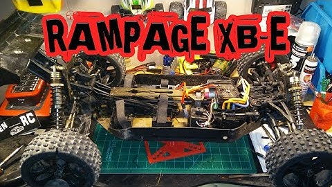 Redcat racing rampage XB-E 1/5 scale first run 6s