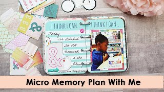 Micro Memory Plan With Me | Happy Notes | Project Life Style No. 3