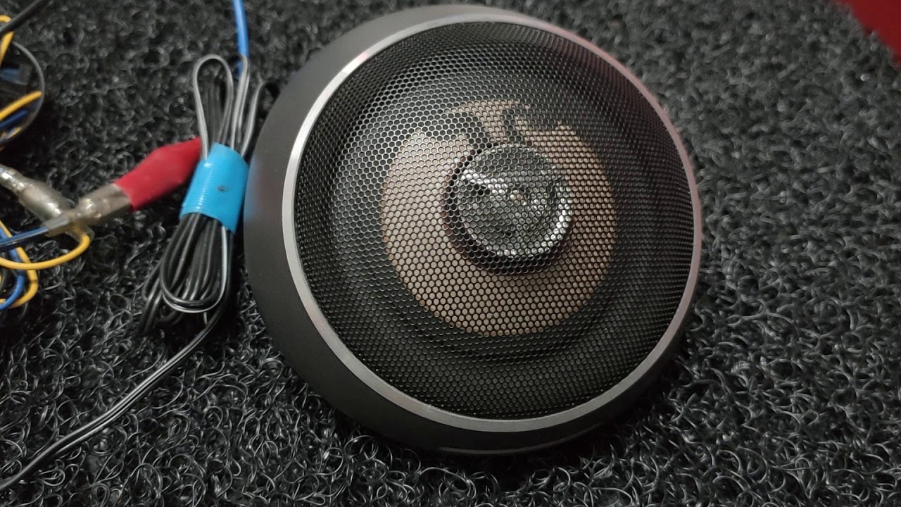 ALPINE DLB-100Rコアキシャルスピーカー &MXE-M350 アンプ Alpine center speaker completed amp DLB-100R - YouTube