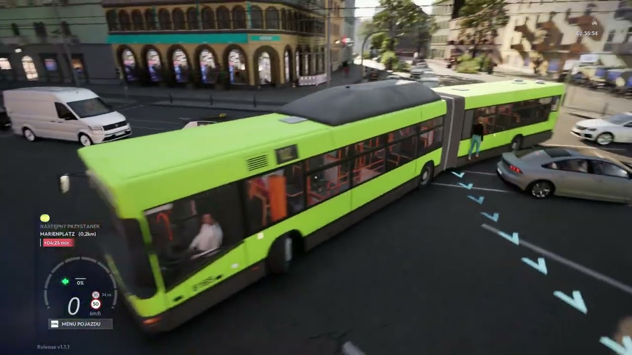 CTS Bus #2 Starym przegubem z kłopotami po innej trasie linii 102