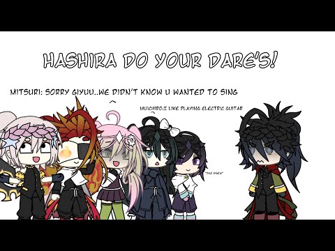 GIVE ME DARES FOR THE HASHIRA!!||yes I will add sanami and Obanai X3||