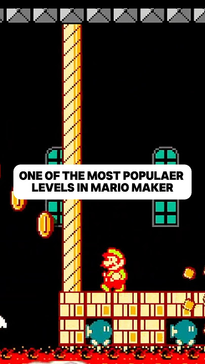 One of the Most Popular Levels in Mario Maker History! #mario #gaming
