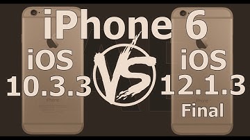 Retro iPhone 6 Speed Test : iOS 10.3.3 vs iOS 12.1.3 Final