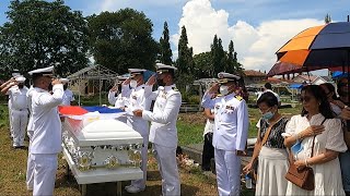 FULL MILITARY HONORS FOR A TOP OFFICIAL IN THE PHILIPPINE NAVY [4K]