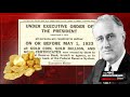 Gold Confiscation Act of 1933: What You Need to Know