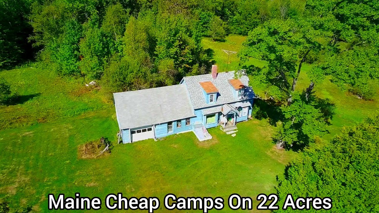 Фермы в штате Мэн на площади более 22 акров | Лагеря в штате Мэн на продажу | Недвижимость в штат...