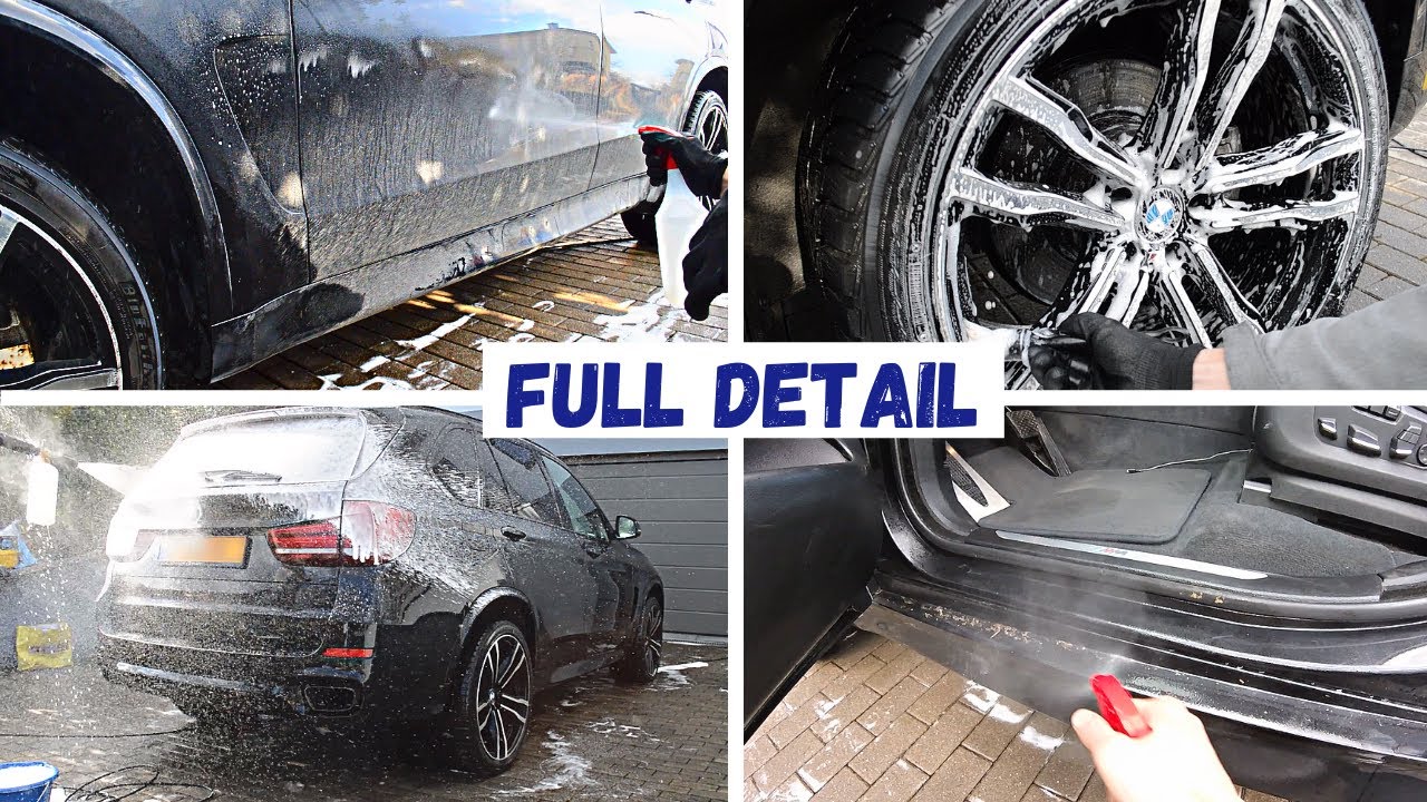 Bmw X5 ASMR Detailing [no talking]