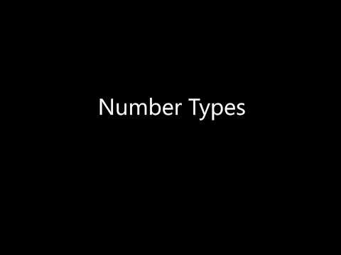 Number Types