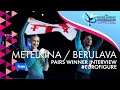 HISTORIC GOLD METELKINA BERULAVA GEO Pairs Winner Interview EuroFigure Sheffield 2026