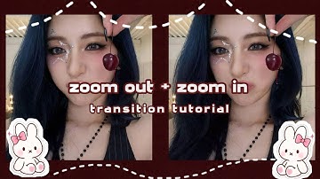 Zoom out + Zoom in transition tutorial on alight motion 