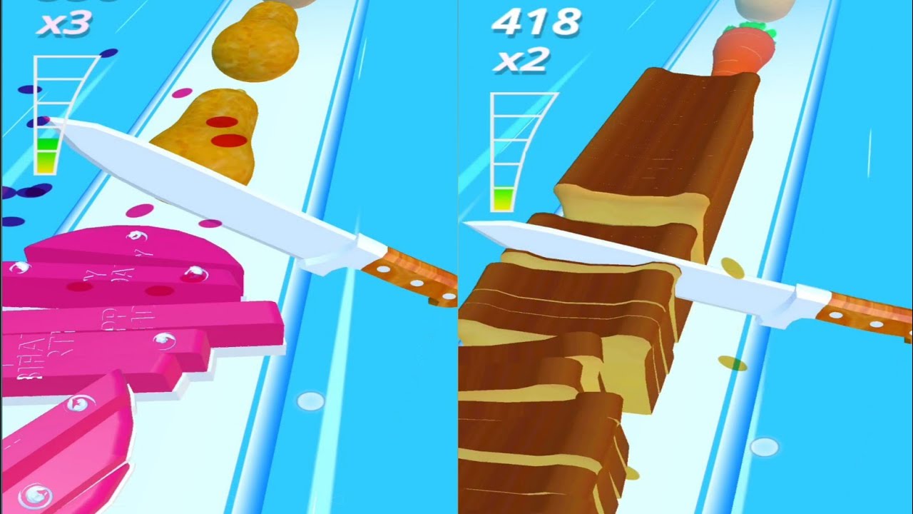 food slicer food cutting satisfying mobile game play in bs gamer jp 