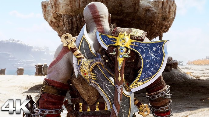 Kratos Lifts Thor's Hammer Mjolnir Scene - God of War 5 Ragnarok (4K 60FPS)  PS5 