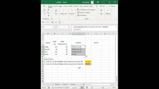 Excel Exercise: Difference between IF(AND and IF(OR) #exceltips #excel #exceltest
