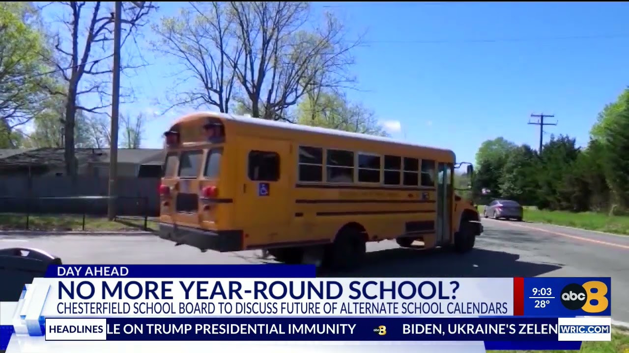 Chesterfield school leaders to vote on year-round schedules, redistricting  - YouTube
