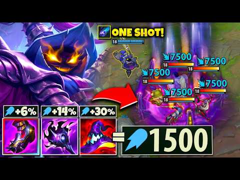 VEIGAR BUT I GET 50% MORE AP AND IT'S NOT BALANCED... (1500 AP AT 20 MINUTES)
