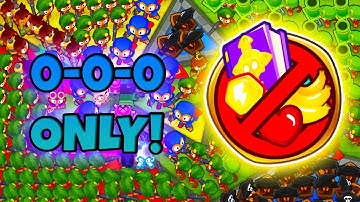 Can You Beat CHIMPS Using ONLY 0-0-0 Towers?