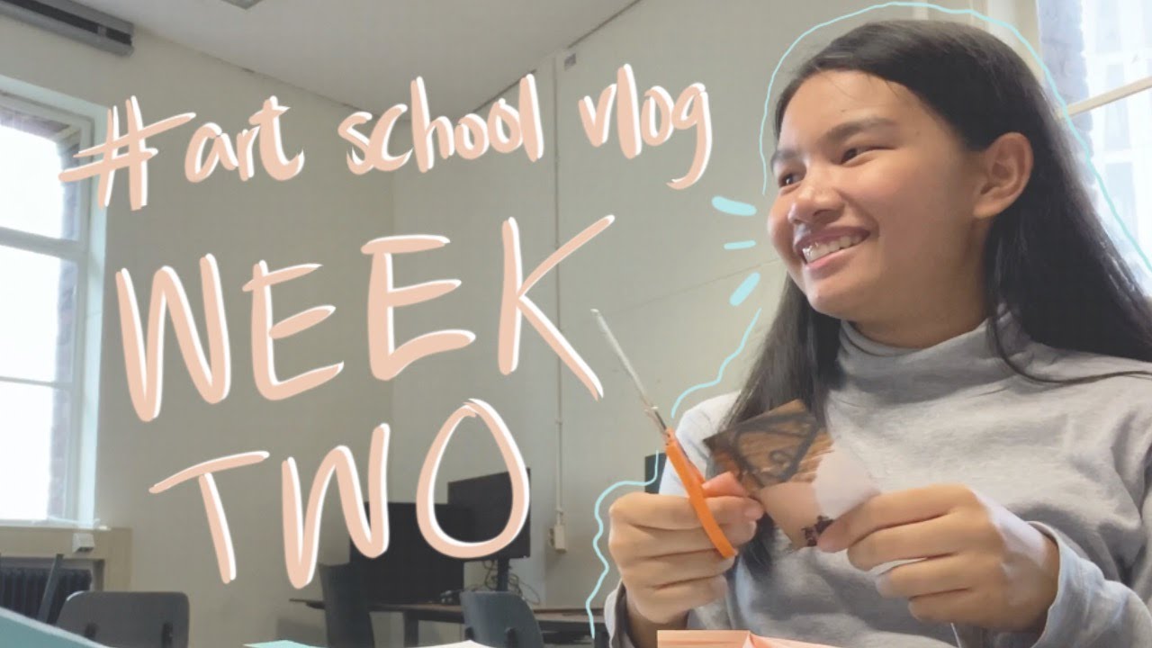 ART SCHOOL VLOG mastering adobe, friends, and painting YouTube