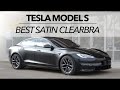 Best Satin Clear Bra PPF for Tesla Model S Plaid