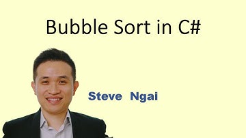 Ascending order using Bubble Sort in C#