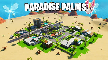 🌵PARADISE PALMS est de RETOUR 🤯 sur Fortnite Créatif