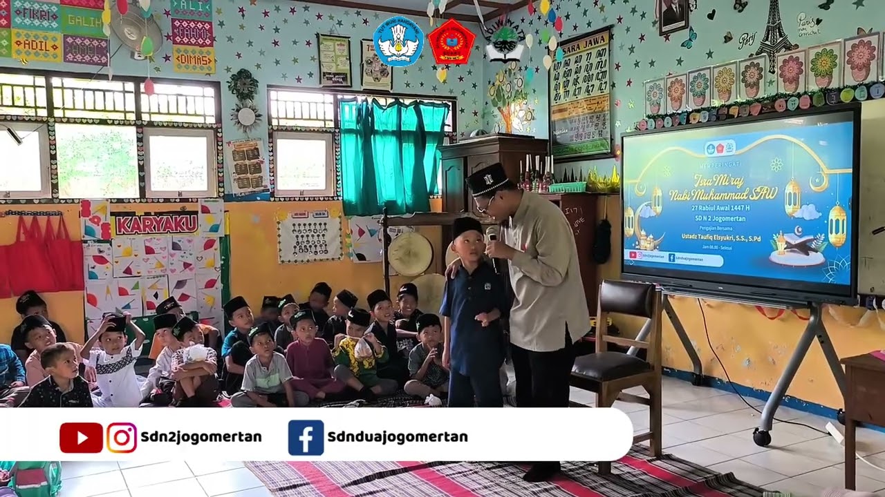 Memperingati Isra Miraj Nabi Muhammad SAW || SD N 2 Jogomertan