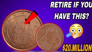 Most Valuable 2 Euro Cent España Coins! 2000, 2001 & 2006 | Rare Euro Cents Worth Money.