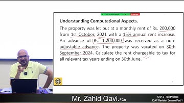 ICAP Revision Session Day 1(1) | Caf 2 by Sir Zahid Qavi | Sep 2025