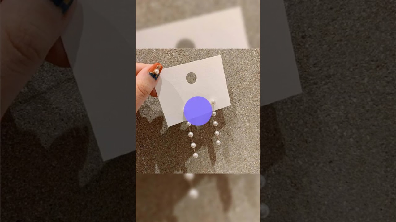 Pearl Long Earrings With Rhinestones For Wedding Fashion