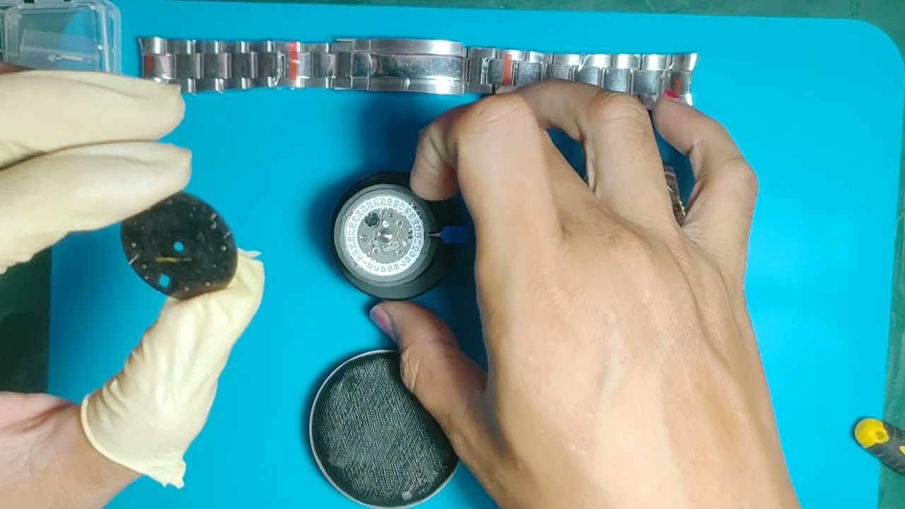 Seiko Build Yatch Master Rodium Style,Movement Seiko NH35 