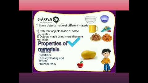 Sorting Materials into Groups Class 6 @Sharpen Up Online Classes