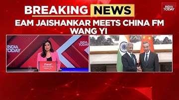 EAM Jaishankar Meets Chinese FM Wang Yi, Calls For Stable And Constructive Relations | India Today