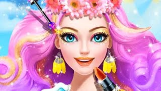 Makeup salon beach 🏖️🥂party game #makeup #dressup #beachpartygame #gameforgirls screenshot 3