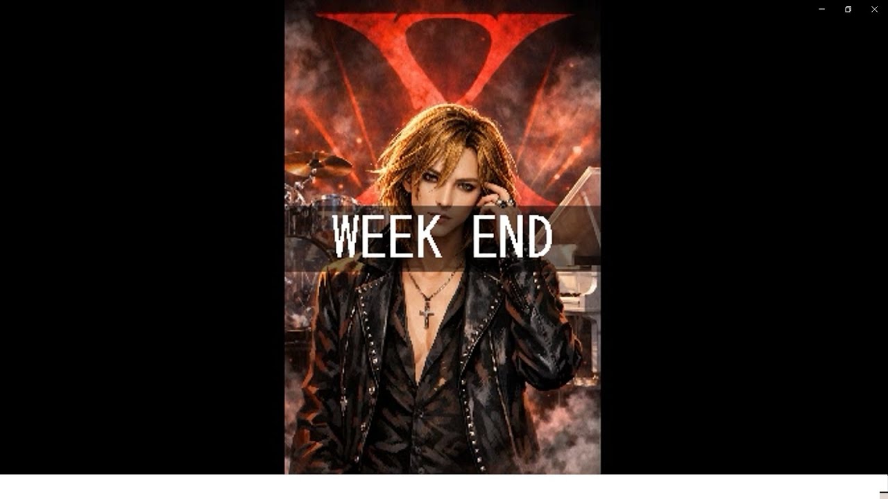 X JAPAN  WEEK ENDを歌ってみた　初音ミク