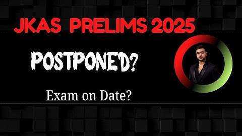 JKAS Age Relaxation update? Exam On 07 Dec 2025? 