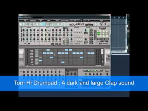 StiX Drum Machine R CLAPS Envelopes