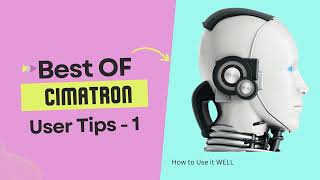 Learn Cimatron Best Cadcam Software. Integrated Platform - Tips 1