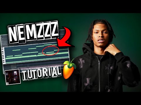 How To Make MELODIC HOODTRAP Beats For NEMZZZ!! (fl studio tutorial)