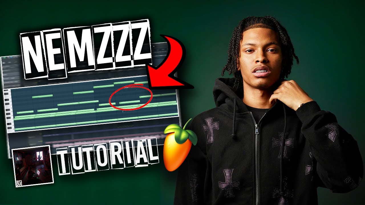 Как сделать мелодичные биты в стиле HOODTRAP для NEMZZZ!! (урок по fl studio)