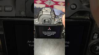 Cannon Error 60 Display