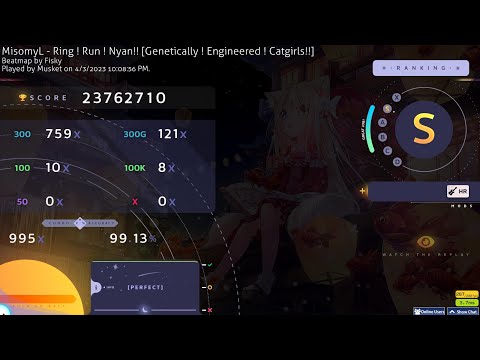 Ring ! Run ! Nyan!! [Genetically ! Engineered ! Catgirls!!] | (99.13%) +HR FC