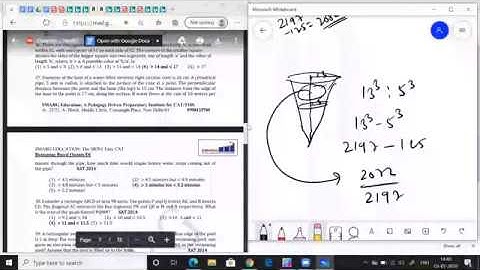 Geometry selected XAT Questions