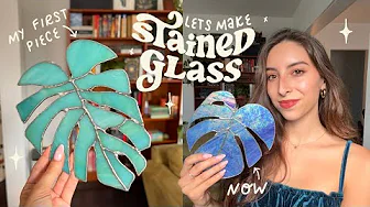 asmr 🧚make stained glass with me