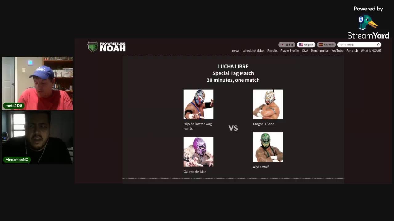 MegaMets Podcast Pro Wrestling NOAH Destination 2024 Predictions