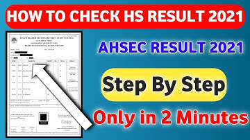 How To Download HS Marksheet 2022 | AHSEC Result 2022 | How To Check HS 2ND YEAR RESULT 2022