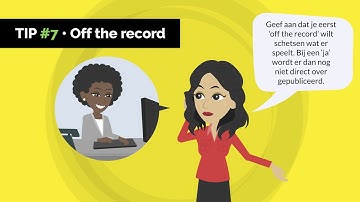 We kunnen veilig open - 10 Tips om zelf de media te zoeken van onze persvoorlichter