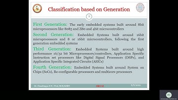 Embedded Systems_Classification based on Generation