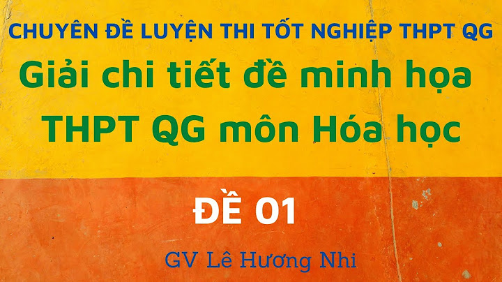 Dđáp án đề thi minh họa lần 1 môn hóa