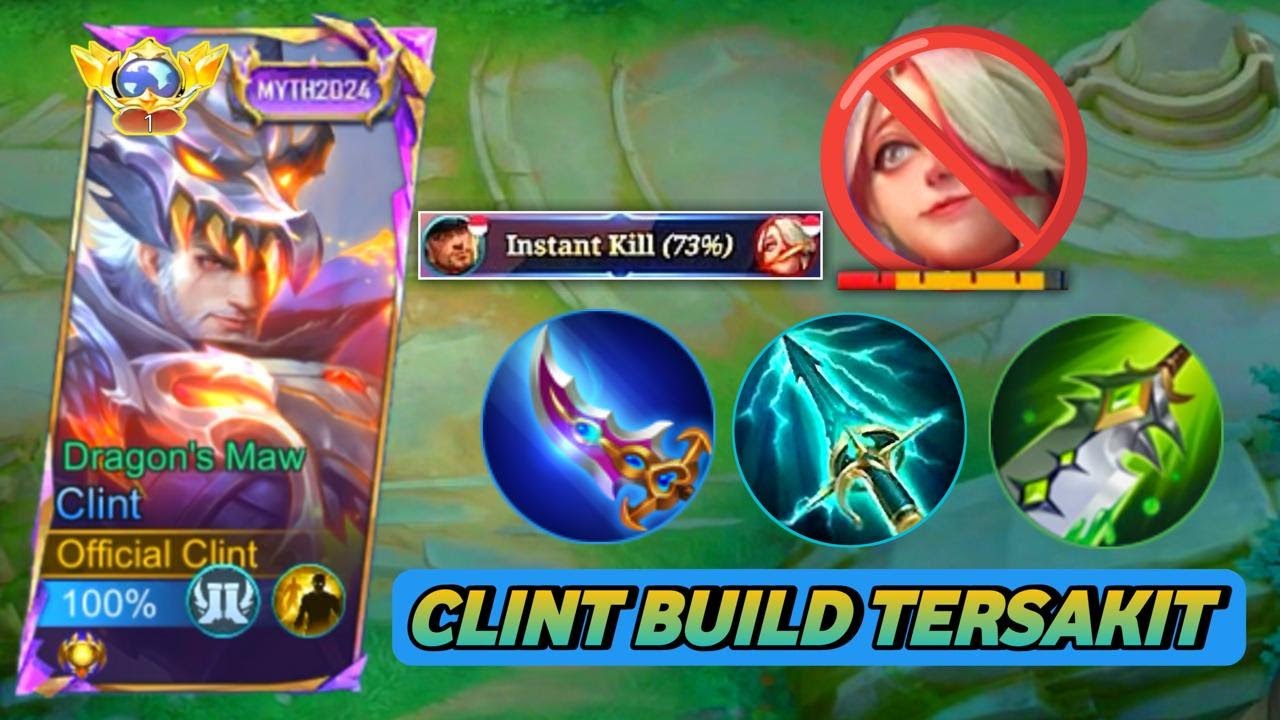 CLINT PERFECT BUILD!! BUILD CLINT TERSAKIT 2025 (Must Try) - Mobile ...